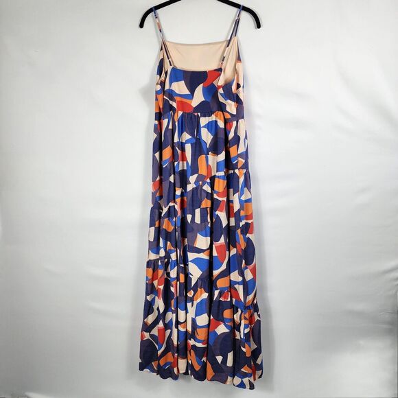 Nine West Multicolor Abstract Maxi Dress - Picture 2 of 9